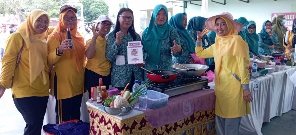 Lomba Memasak Mie Four'g dari Mantang Ungu Tingkat Kabupaten Lampung Tengah